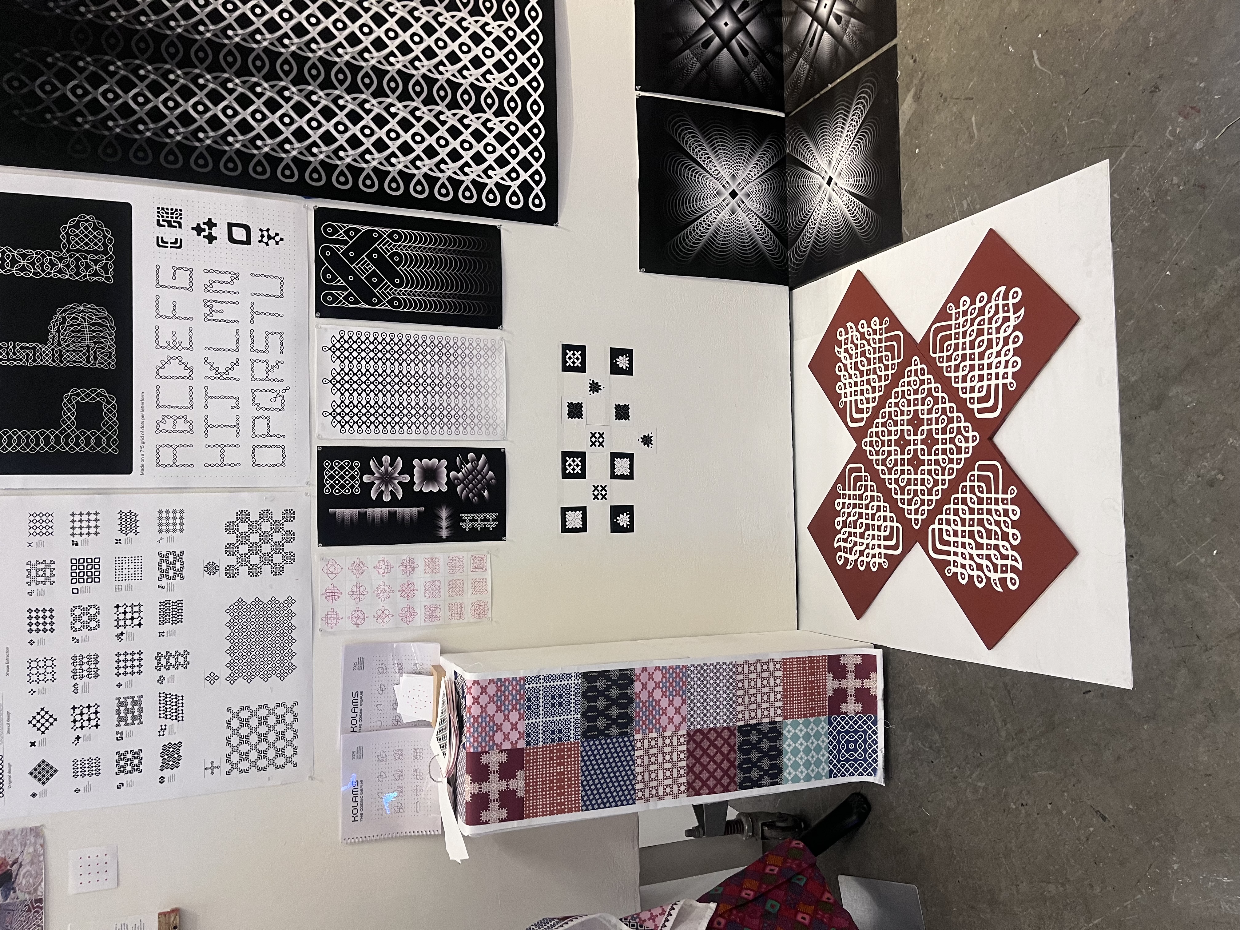 Student thesis work on display at the MFA Design: Silver Linings exhibition, Spring 2025.