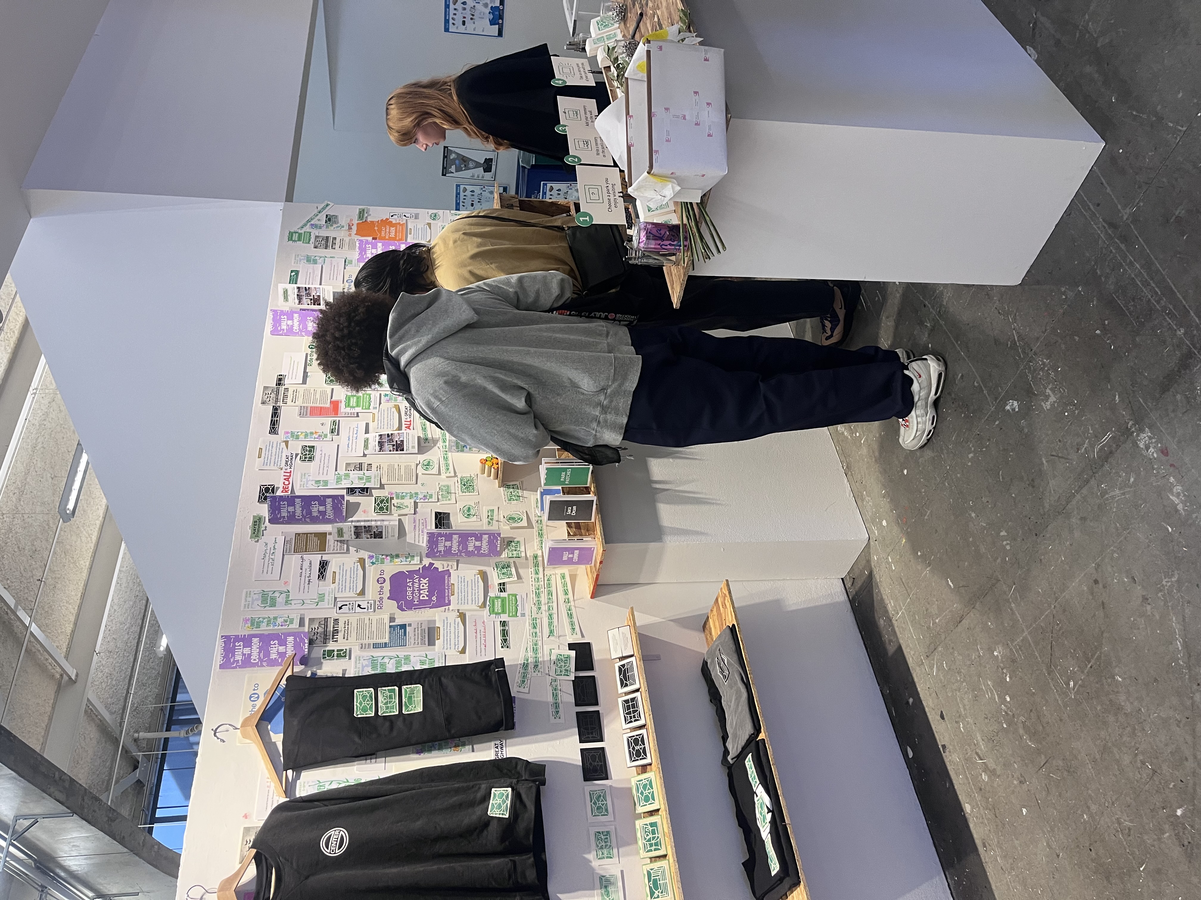 Student thesis work on display at the MFA Design: Silver Linings exhibition, Spring 2025.