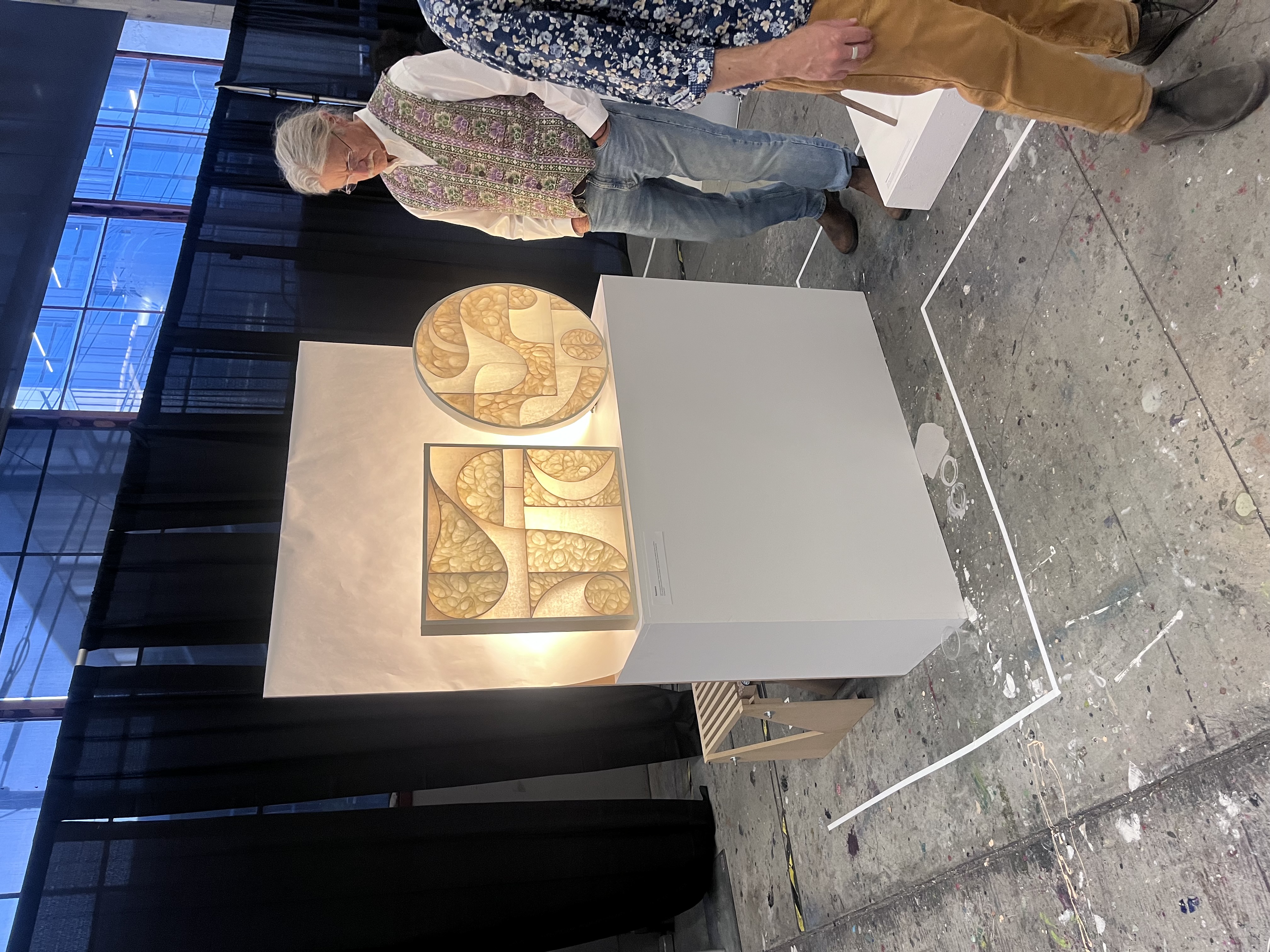 Student thesis work on display at the MFA Design: Silver Linings exhibition, Spring 2025.